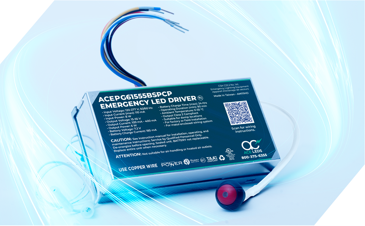 6 Watt Bottom Mount Emergency LED Driver